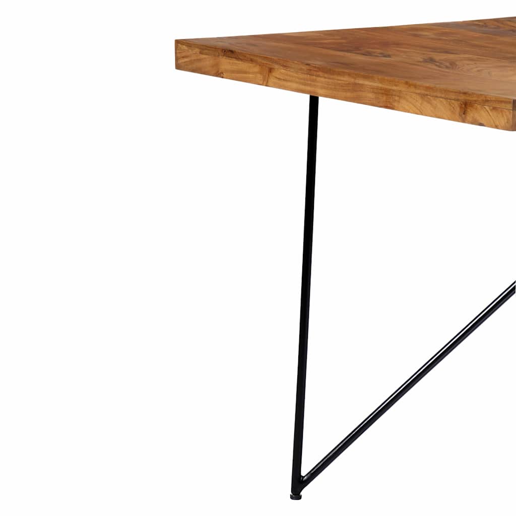 282881 vidaXL Dining Table 180x90x76 cm Solid Acacia Wood