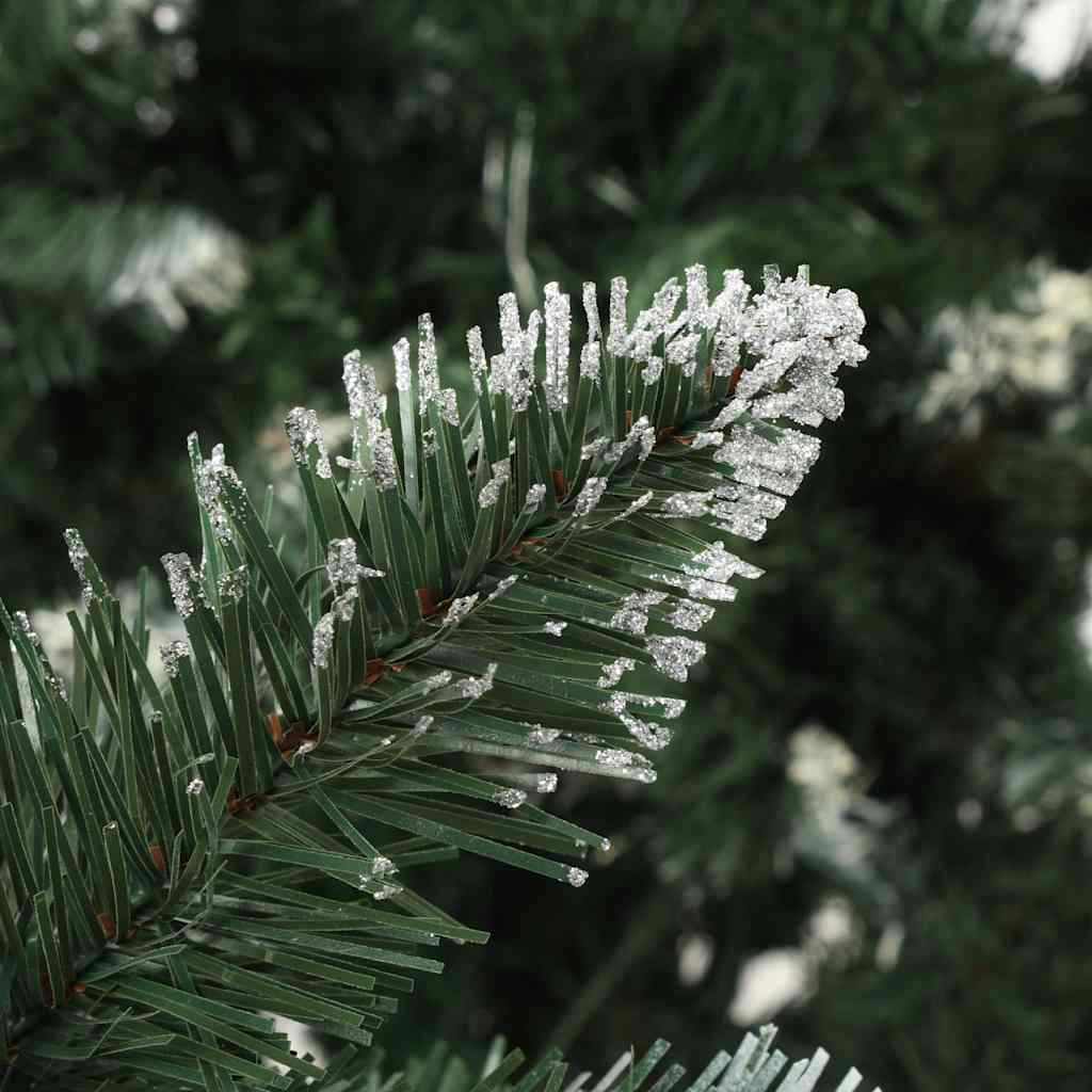 284317 vidaXL Artificial Christmas Tree with Pine Cones and White Glitter 150 cm