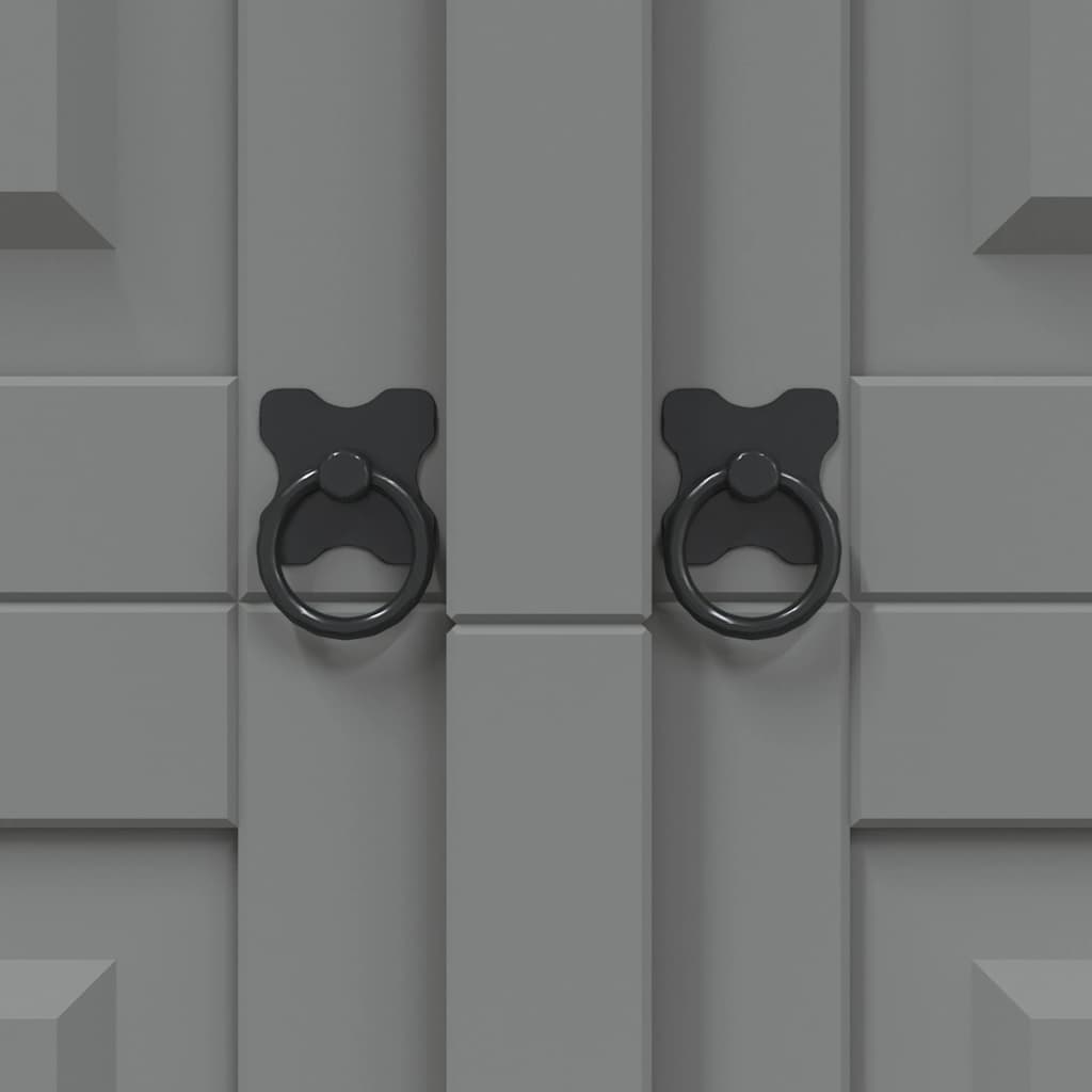 vidaXL Wardrobe Mexican Pine Corona Range 3 Doors Grey