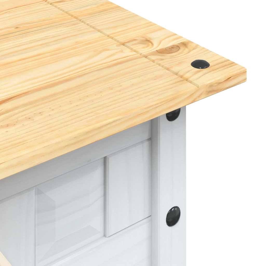 vidaXL Coffee Table Mexican Pine Corona Range White 100x55x44 cm