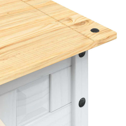 vidaXL Coffee Table Mexican Pine Corona Range White 100x55x44 cm