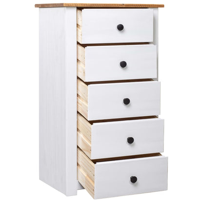 vidaXL Sideboard White 46x40x89 cm Pine Panama Range