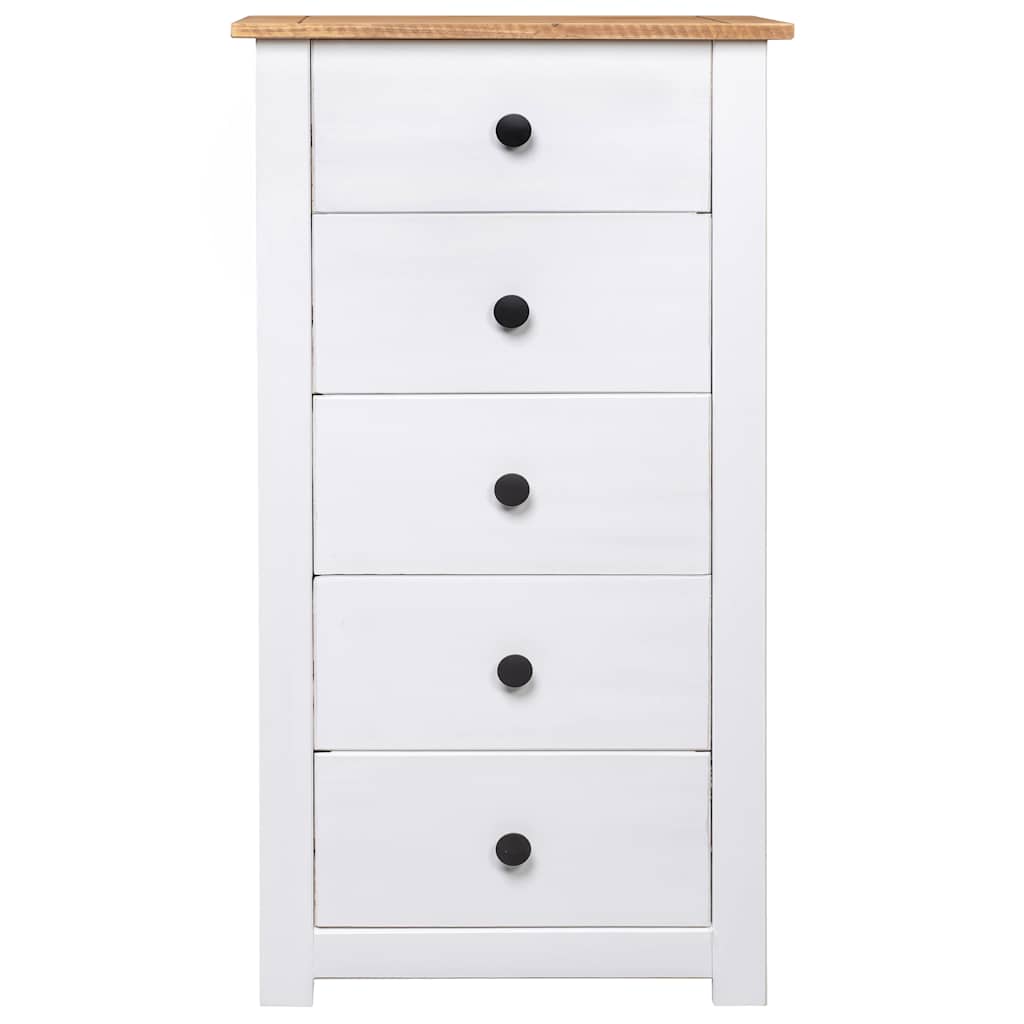 vidaXL Sideboard White 46x40x89 cm Pine Panama Range