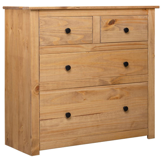 vidaXL Sideboard | Natural wood colour | Solid pine wood | Medium | Sideboard