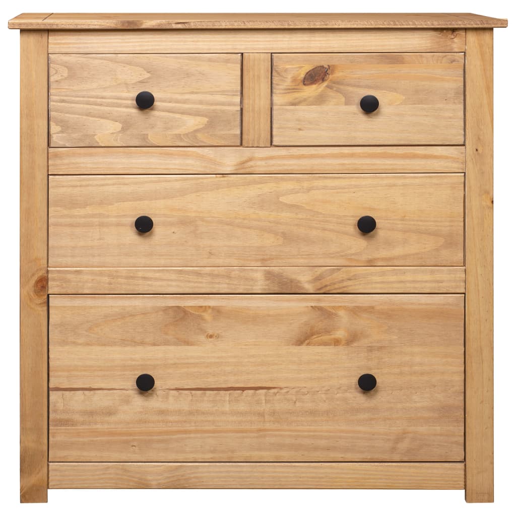 vidaXL Sideboard | Natural wood colour | Solid pine wood | Medium | Sideboard