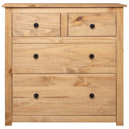 vidaXL Sideboard | Natural wood colour | Solid pine wood | Medium | Sideboard