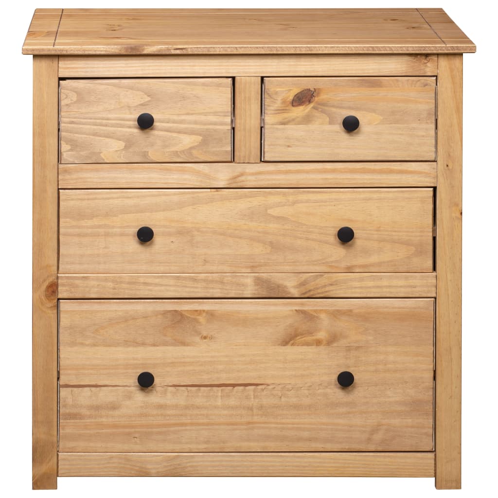 vidaXL Sideboard | Natural wood colour | Solid pine wood | Medium | Sideboard