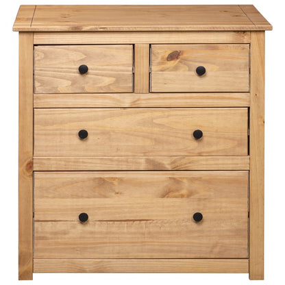 vidaXL Sideboard | Natural wood colour | Solid pine wood | Medium | Sideboard