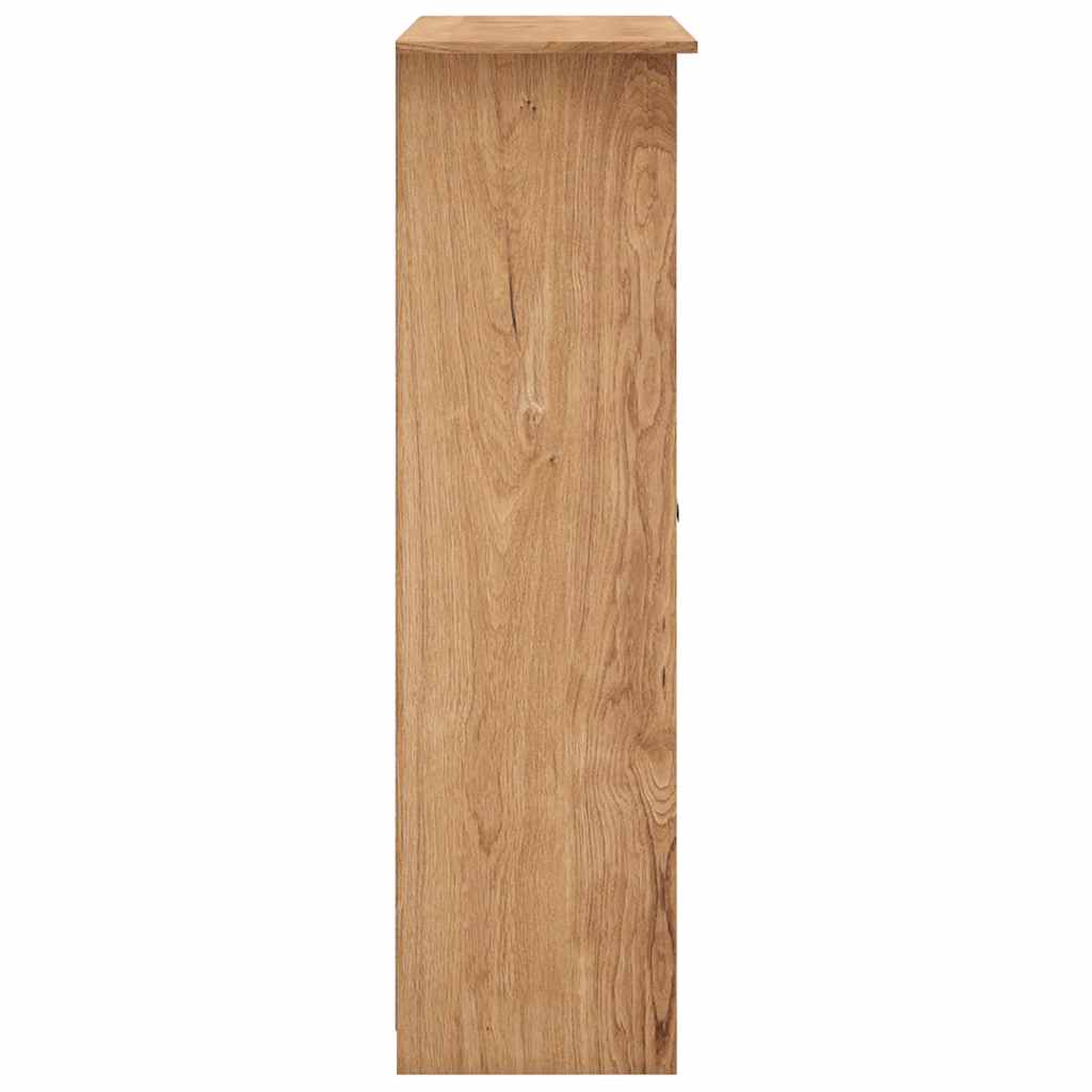 vidaXL Wardrobe | Natural wood colour | Solid pine wood | Large | Wardrobe