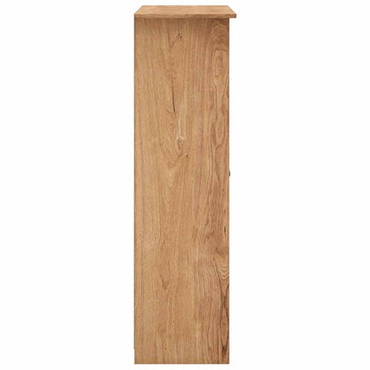 vidaXL Wardrobe | Natural wood colour | Solid pine wood | Large | Wardrobe