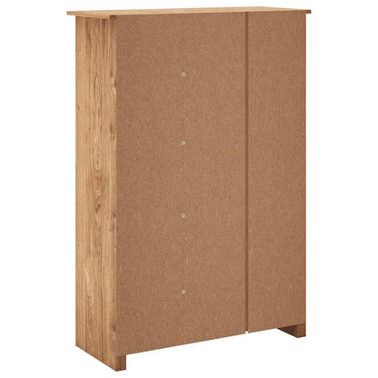vidaXL Wardrobe | Natural wood colour | Solid pine wood | Large | Wardrobe