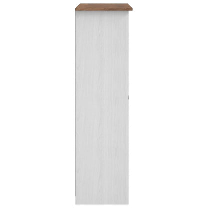 vidaXL Wardrobe | White | Solid Pine Wood | Large | Wardrobe | Rectangular