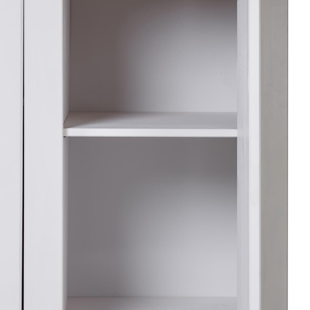 vidaXL Wardrobe | White | Solid Pine Wood | Large | Wardrobe | Rectangular