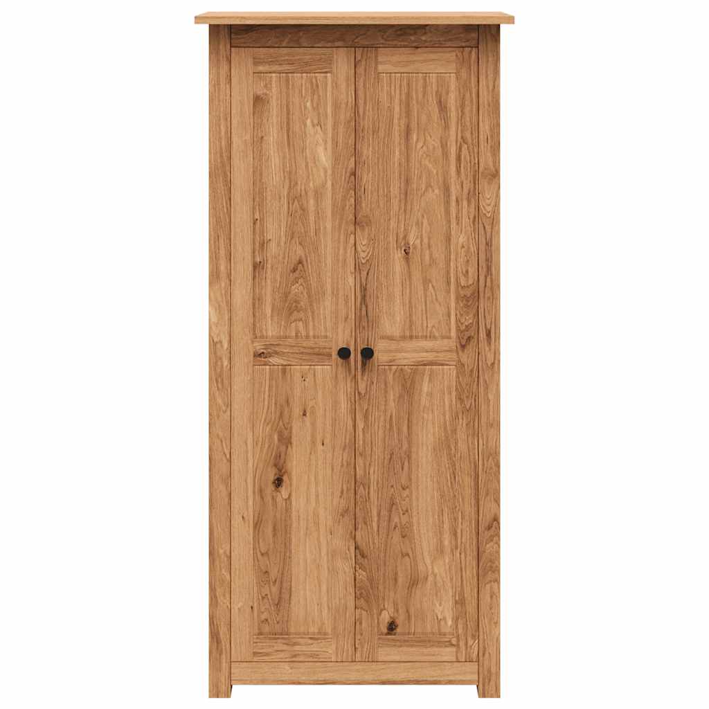 vidaXL Wardrobe | Natural wood | Solid pine wood | 80 x 50 x 171.5 cm | Wardrobe