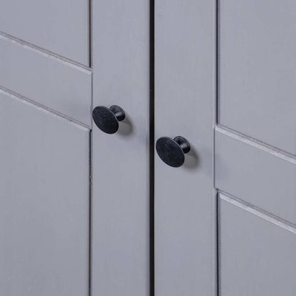 282665 vidaXL Wardrobe Grey 80x50x171,5 cm Solid Pine Panama Range