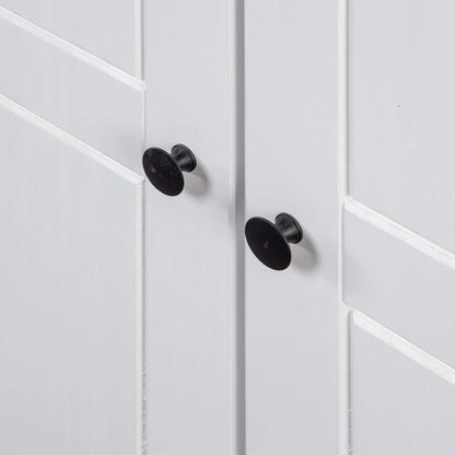 282666 vidaXL Wardrobe White 80x50x171,5 cm Solid Pine Panama Range