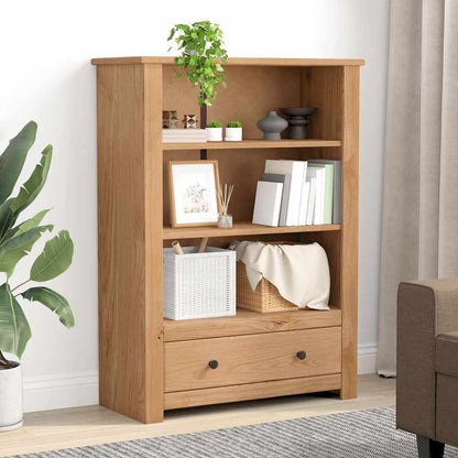 vidaXL Bookcase 80x35x110 cm Solid Pine Wood Panama Range