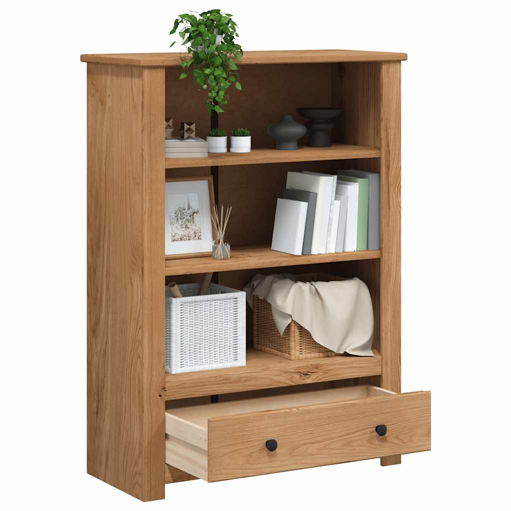 vidaXL Bookcase 80x35x110 cm Solid Pine Wood Panama Range