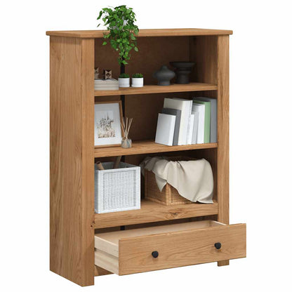 vidaXL Bookcase 80x35x110 cm Solid Pine Wood Panama Range