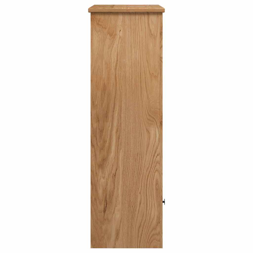 vidaXL Bookcase 80x35x110 cm Solid Pine Wood Panama Range