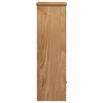 vidaXL Bookcase 80x35x110 cm Solid Pine Wood Panama Range