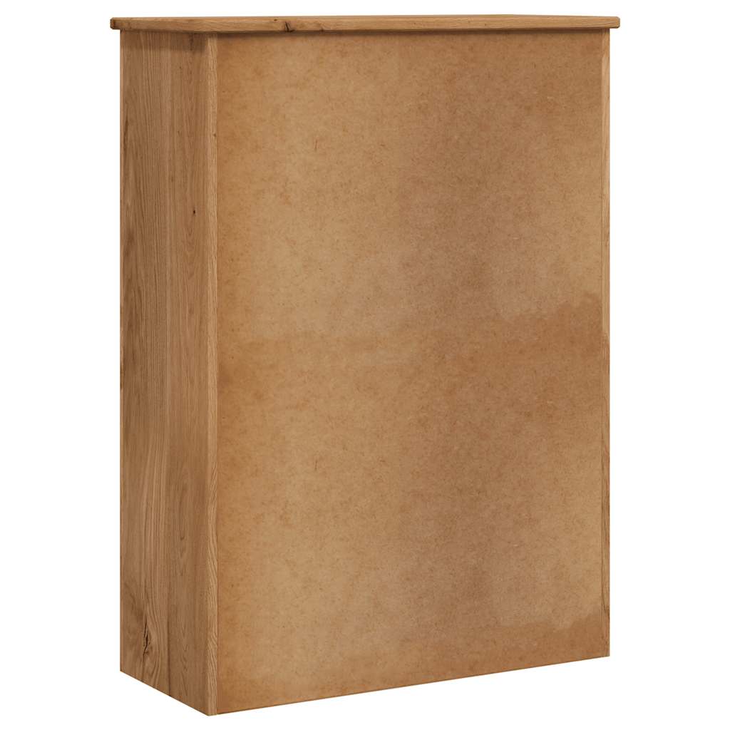 vidaXL Bookcase 80x35x110 cm Solid Pine Wood Panama Range