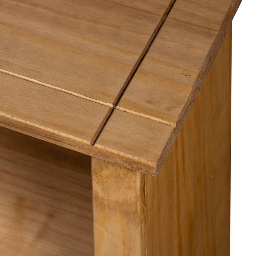 vidaXL Bookcase 80x35x110 cm Solid Pine Wood Panama Range