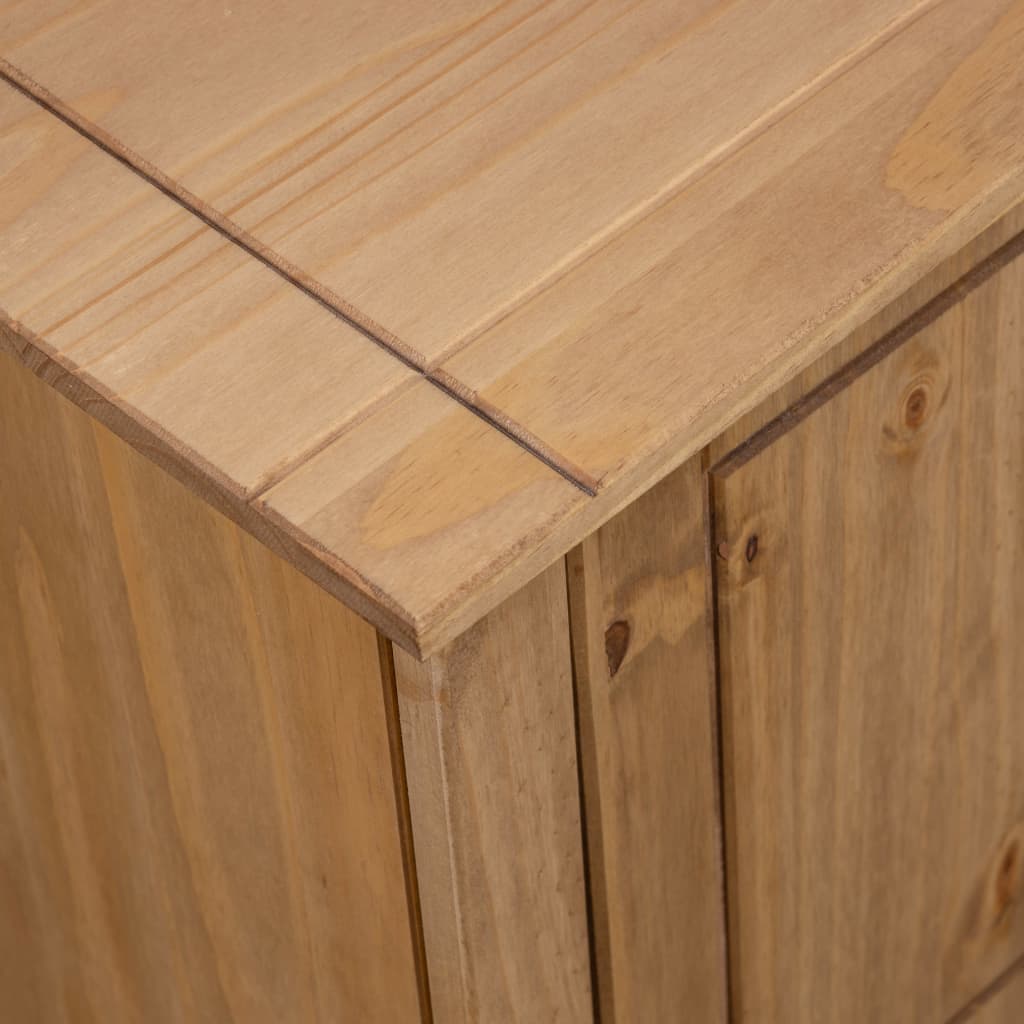 vidaXL TV Cabinet 120x40x50 cm Solid Pine Wood Panama Range