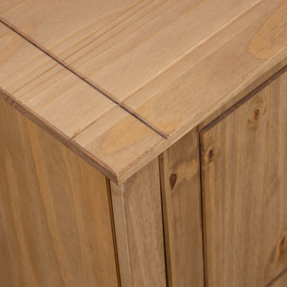 vidaXL TV Cabinet 120x40x50 cm Solid Pine Wood Panama Range