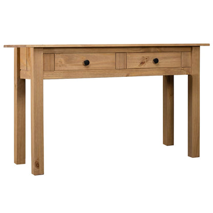 282679 vidaXL Console Table 110x40x72 cm Solid Pine Wood Panama Range