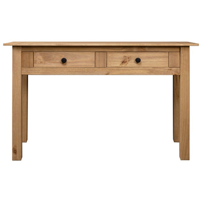 282679 vidaXL Console Table 110x40x72 cm Solid Pine Wood Panama Range
