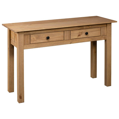 282679 vidaXL Console Table 110x40x72 cm Solid Pine Wood Panama Range