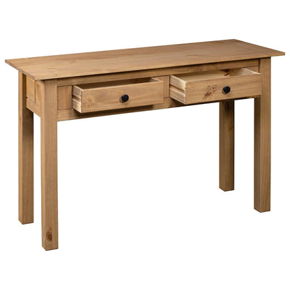 282679 vidaXL Console Table 110x40x72 cm Solid Pine Wood Panama Range