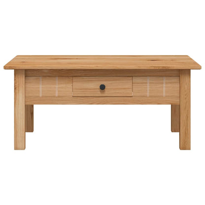 vidaXL Coffee Table 100x60x43.5 cm Solid Pine Wood Panama Range