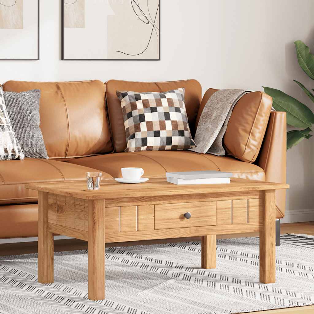 282682 vidaXL Coffee Table 100x60x43,5 cm Solid Pine Wood Panama Range