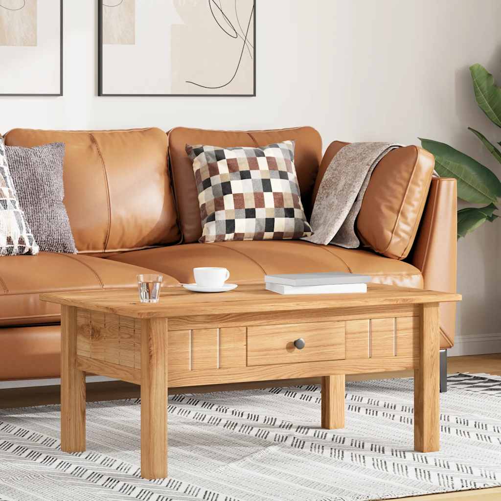 282682 vidaXL Coffee Table 100x60x43,5 cm Solid Pine Wood Panama Range