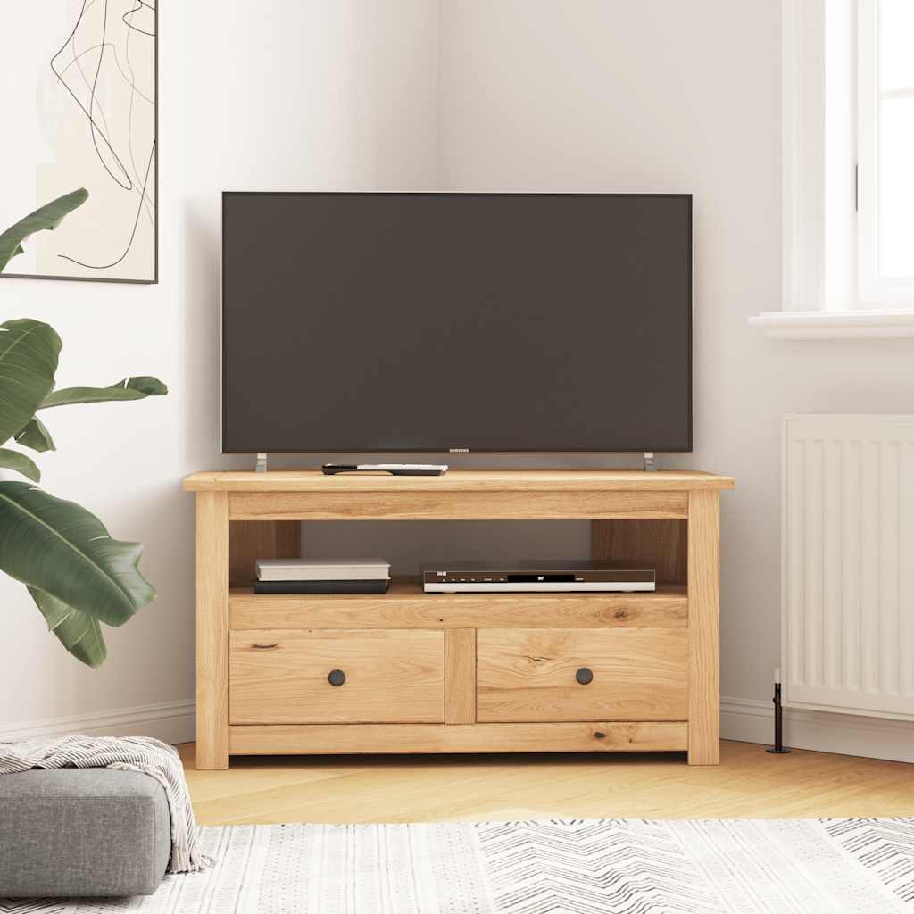 vidaXL Corner TV Cabinet 93x49x49 cm Solid Pine Panama Range