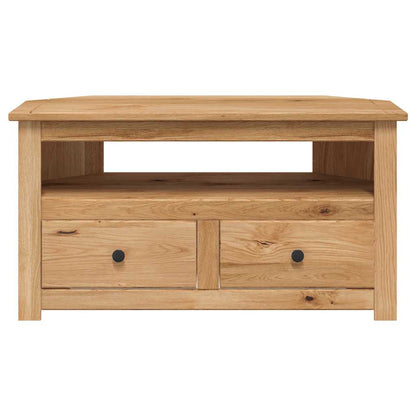 vidaXL Corner TV Cabinet 93x49x49 cm Solid Pine Panama Range
