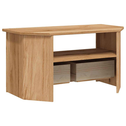 vidaXL Corner TV Cabinet 93x49x49 cm Solid Pine Panama Range