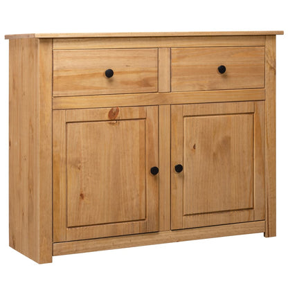 282697 vidaXL Sideboard 93x40x80 cm Solid Pinewood Panama Range