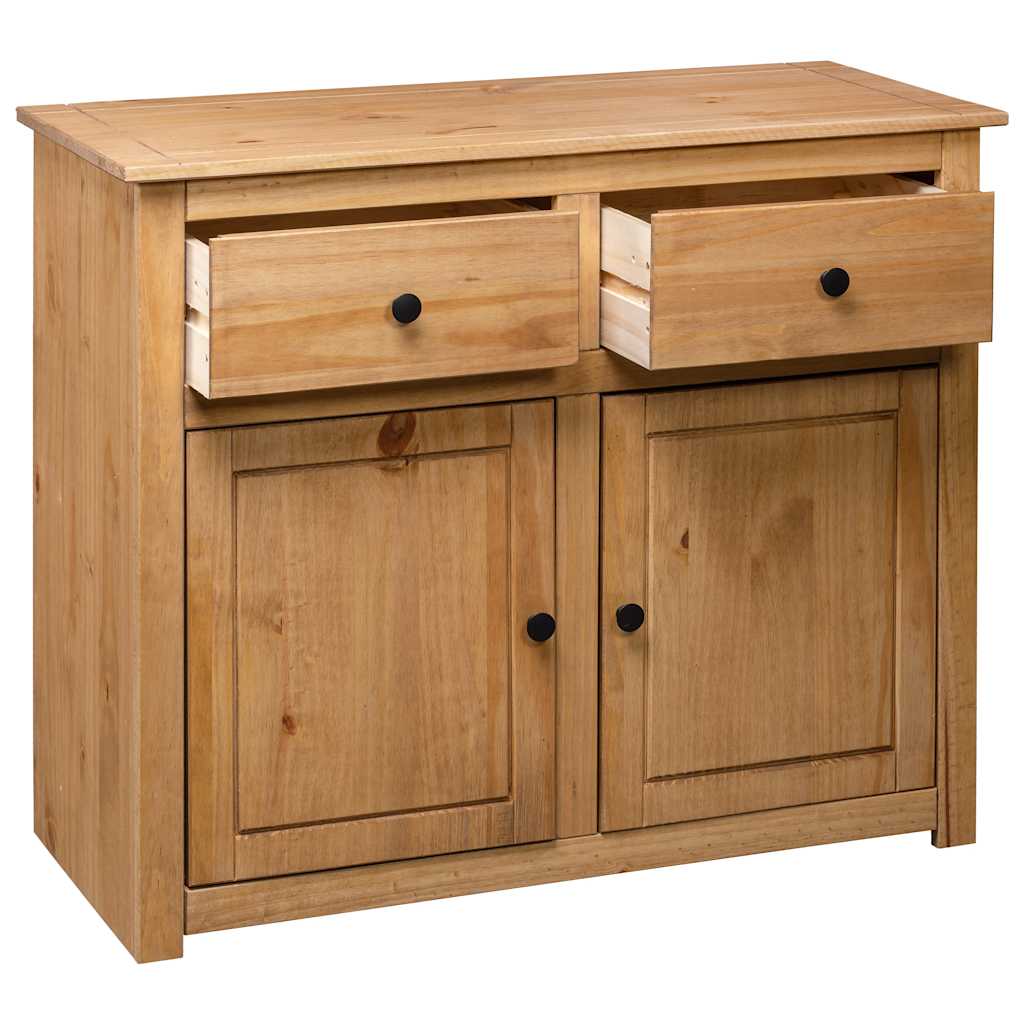 282697 vidaXL Sideboard 93x40x80 cm Solid Pinewood Panama Range