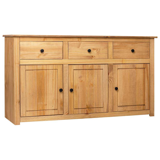 282703 vidaXL Sideboard 135x40x80 cm Solid Pinewood Panama Range
