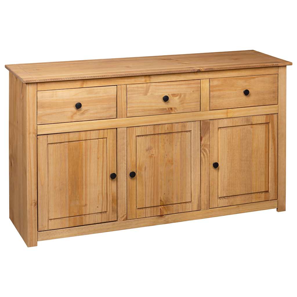 282703 vidaXL Sideboard 135x40x80 cm Solid Pinewood Panama Range