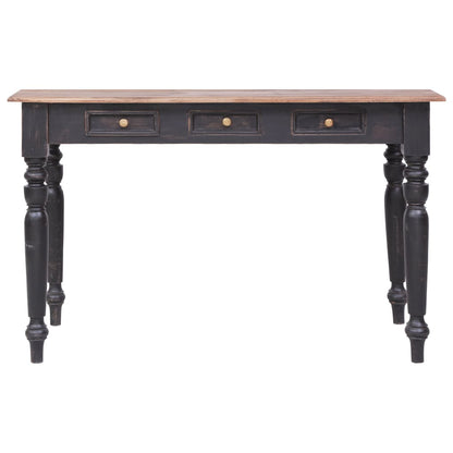 vidaXL Desk | Old brown | Solid mahogany wood | Medium | Desk | Rectangular