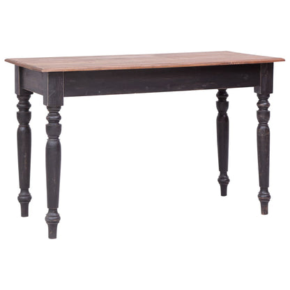 vidaXL Desk | Old brown | Solid mahogany wood | Medium | Desk | Rectangular