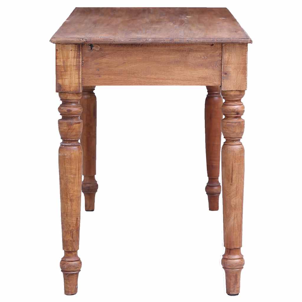 283909 vidaXL Desk with Drawers 117x57x75 cm Solid Mahogany Wood