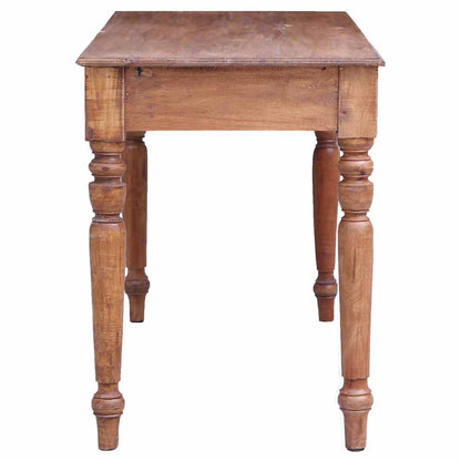 283909 vidaXL Desk with Drawers 117x57x75 cm Solid Mahogany Wood