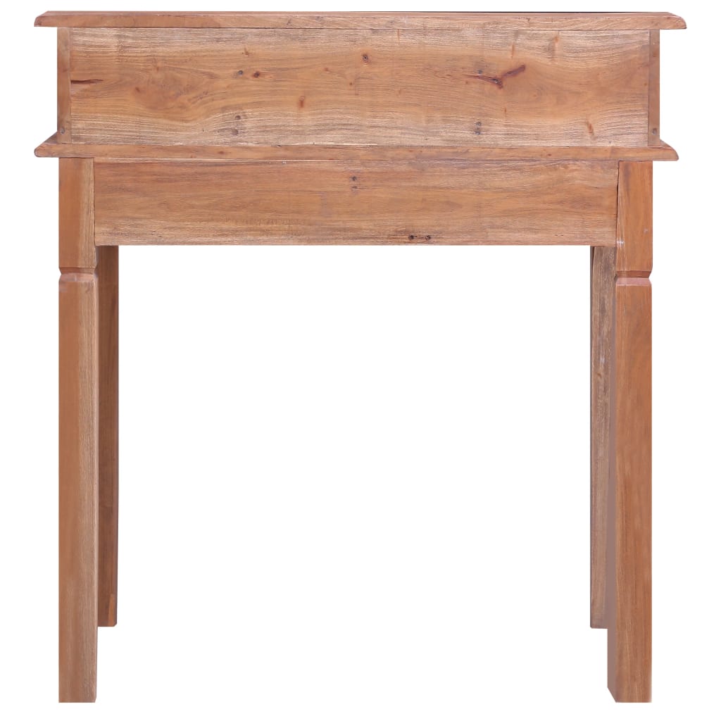 vidaXL Writing Desk with Drawers 90x50x101 cm Solid Mahogany Wood