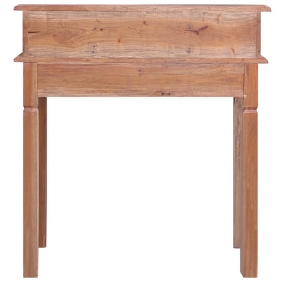 vidaXL Writing Desk with Drawers 90x50x101 cm Solid Mahogany Wood
