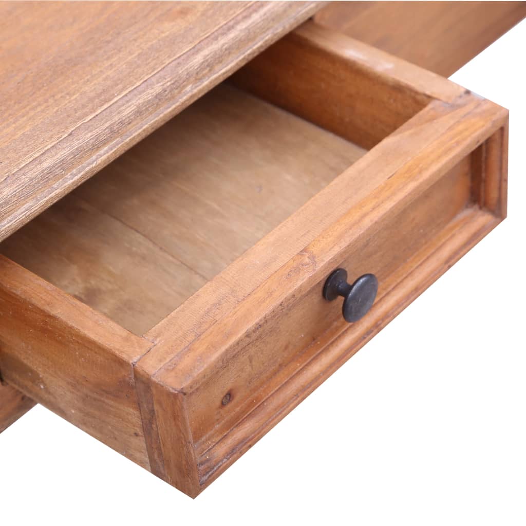 vidaXL Writing Desk with Drawers 90x50x101 cm Solid Mahogany Wood